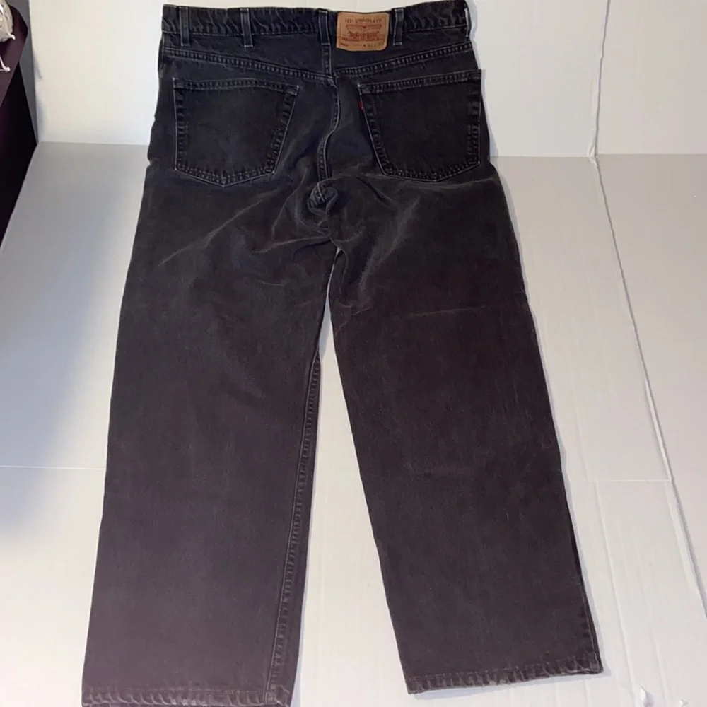 Vintage Levi’s 550 Men’s Size W 40 L 32 Black Denim Jeans - Picture 2 of 13
